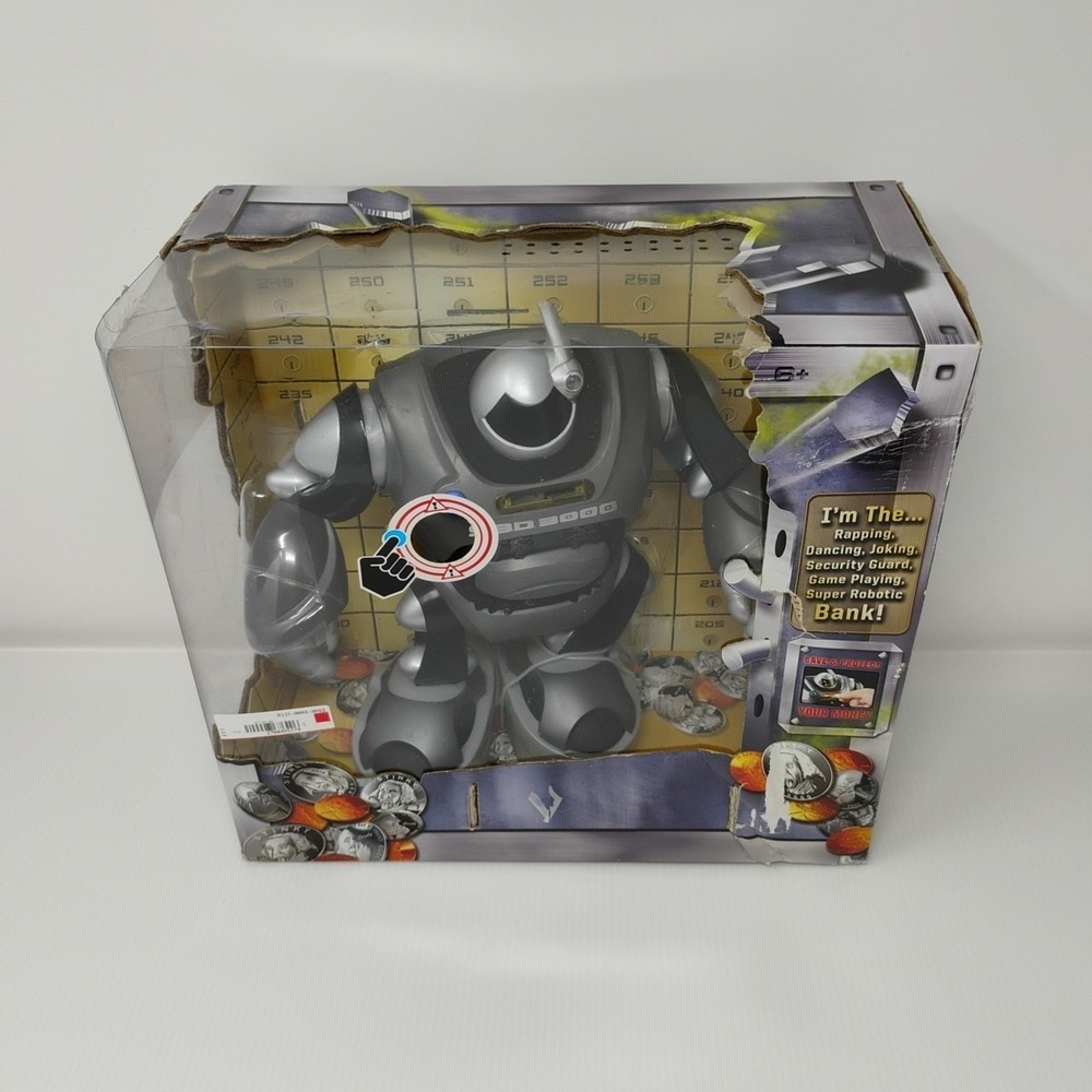 SBD 3000 Robot Bank Mattel Electronic Rapping Dancing In Sealed‎ Box - SEE NOTES